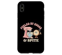 Alimenté par Sugar and Spite Baking Pâtissier Chef Baker Coque pour iPhone XS Max
