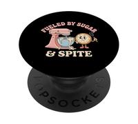 Alimenté par Sugar and Spite Baking Pâtissier Chef Baker PopSockets PopGrip Adhésif
