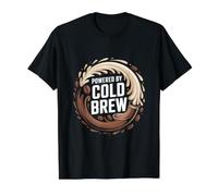 Alimenté par Un Amateur de café infusé à Froid T-Shirt Graphique avec Valeur