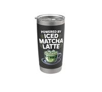 Alimenté par un amateur de matcha glacé latte Gobelet isotherme en acier inoxydable double paroi