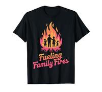 Alimenter Les Feux de Famille avec Un feu de Camp Design Familial T-Shirt
