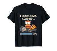 Aliments Coma Loading 99% Chef BBQ Cuisson Cuisson Nouveauté T-Shirt