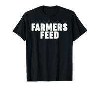 Aliments des Agriculteurs T-Shirt Graphique avec Valeur, Homme, Noir, L