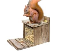 Aliments en bois pour Chipmunk, station de jardin arrière, fenêtre, jardin, arrière-cour, arbre