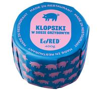 Aliments en conserve - Boulettes de viande à la sauce aux champignons 400 g Ed Red