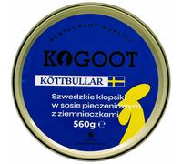 Aliments en conserve - Boulettes de viande suédoises Köttbullar en sauce rôtie avec pommes de terre 560 g Kogoot