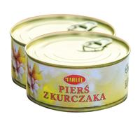 Aliments en conserve Marlej - morceaux de poitrine de poulet 300 g - 2 pièces