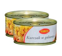 Aliments en conserve - Poulet en gelée 300 g - 2 pcs. Marlej