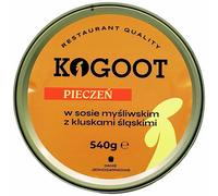 Aliments en conserve - Viande rôtie à la sauce du chasseur avec des pâtes silésiennes 540 g Kogoot