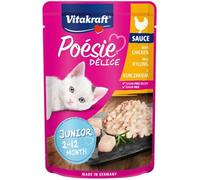 Aliments humides pour Chat VITAKRAFT Cat VISTAKRAFT Cat 85G SASZ POIE Junior Poulet Deli SOS / 23