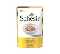 Aliments humides pour Chats AGRAS DELIC Schesir Chat sasz.85g Poulet de Thon en gelée