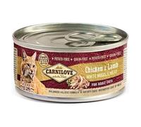 Aliments humides pour Chats VAFO PRAHA s.r.o. CARNILOVE Cat PUSZ.100G Agneau de Poulet
