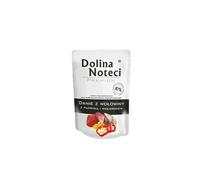 Aliments humides pour Chiens DNP Sp. z o.o. Dolina Chien 300 g de Viande de Boeuf avec poivrons et pâtes, Sachet pour Petit RAS/10