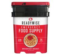 Aliments lyophilisées paquet alimentaire - 120 portions de petit-déjeuner ReadyWise