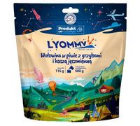 Aliments lyophilisés Bœuf à la bière, aux champignons et à l'orge perlée 116 g/480 kcal Lyommy