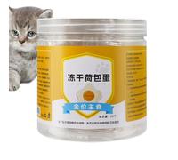 Aliments lyophilisés pour Animaux de Compagnie - Ingrédient - Friandises pour Petits Chiens | Home Freeze - Dents séchées - Traités au Jaune d'œuf - pour Chats et Chiens - Entraînement au