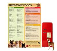 Aliments Sans Danger Pour Les Chiens, Guide Décoratif Imperméable Et Sans D | Tableau Magnétique Des Aliments Pour Chiens, Pour La Maison, La Cuisine, , L'appartement, La Chambre, Les Fruits Et Les