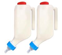 Alimentz Biberon pour agneau - Biberon avec mangeoire pour lait suspendu à l'envers | Outil pour l'allaitement du bétail pour petits animaux de chiots d'ovin