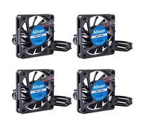 Alinan Lot de 4 ventilateurs 6010 5 V avec port USB 60 x 60 x 10 mm 2 broches sans balais CC pour imprimante 3D