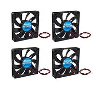 Alinan Lot de 4 ventilateurs 8015 12 V 80 x 80 x 15 mm à 2 broches sans balais pour imprimante 3D