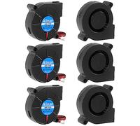 Alinan Lot de 6 ventilateurs de refroidissement sans balais 4020 12 V 40 x 40 x 20 mm Longueur du câble 30 cm Double roulement à billes 2 broches