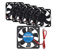Alinan Lot de 6 ventilateurs de refroidissement sans balais 4020 24 V 40 x 40 x 20 mm Longueur du câble 30 cm Double roulement à billes 2 broches Terninal