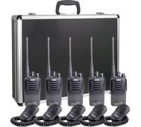 Alinco Team-Set DJ-PAX-4 + KEP-360-K 150098 Talkie-walkie PMR jeu de 5