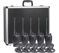 Alinco Team-Set DJ-VX-46 + EMS-76 150102 Talkie-walkie PMR jeu de 5