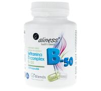 Aliness Complexe Vitamines B B-50 100 capsules Végétarien Haute Puissance