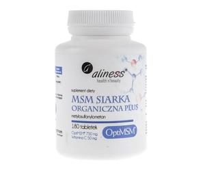 Aliness MSM Organic Sulphur Plus, 180 comprimés