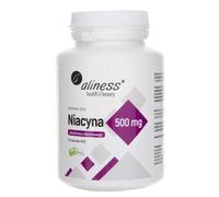 Aliness Niacine, amide d'acide nicotinique 500 mg - 100 Veg Capsules