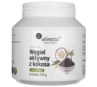 Aliness Poudre de charbon actif de noix de coco - 200 g