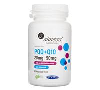 Aliness PQQ MGCPQQ ® 20 mg Q10 50 mg - 60 Capsules