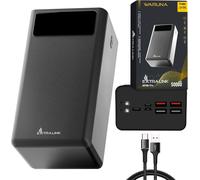 Alink Epb-078 Powerbank 10000 Mah 5v, Power Bank, Batterie Lithium-Polymère, Batterie Externe De Téléphone Portable, Taille Compacte, Batterie Externe Usb C, Micro-Usb, Noir