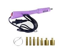 ALINREDBX Hotfix Outil applicateur de strass 7 en 1 avec support et 7 embouts thermocollants