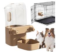 ALINUOYQ 1500 ML de Lapin Dispensateur de Fuite Proof Gravitie Dog Water Bowl détachable à Double Usage mangeur de Suspension pour Chat de Chat Furet Autres Animaux