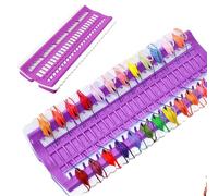 ALINUOYQ Organisateur de fil à broder avec 50 compartiments précis, cartes de fil en plastique avec étiquettes de remplacement pour débutants et adultes