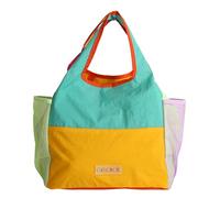 ALINUOYQ Sac à bandoulière en nylon léger et élégant au design multicolore d'été joyeux avec un look color block, sac à main pour femme pour le travail, le shopping, les voyages, la vie quotidienne et