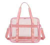 ALINUOYQ Sac transparent pour événements en stade approuvé, sac fourre-tout transparent, sac à main transparent pour stade, concert, travail