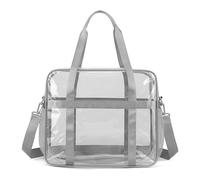 ALINUOYQ Sac transparent pour événements en stade approuvé, sac fourre-tout transparent, sac à main transparent pour stade, concert, travail