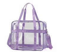 ALINUOYQ Sac transparent pour événements en stade approuvé, sac fourre-tout transparent, sac à main transparent pour stade, concert, travail