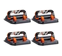 ALINUOYQ Support Téléphone Voiture, Support 360° Rotatif avec Ventouse Puissante, Ajustement d'angle Horizontal et Vertical, Support Double Fonction Tableau de Bord et Cache Numéro de Plaque