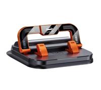 ALINUOYQ Support Téléphone Voiture, Support 360° Rotatif avec Ventouse Puissante, Ajustement d'angle Horizontal et Vertical, Support Double Fonction Tableau de Bord et Cache Numéro de Plaque