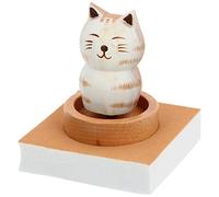 Alipis 1 Boîte boîte à Musique en Bois bibelot Ghibli Jouets Chat Heureux Faux Chat Room Decor décoration pour Objet de décoration Ornement de Bureau Décoration de Bureau