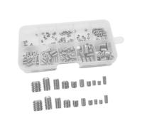 Alipis 1 boîte Kit Vis Inox Sans Tête Assortiment Vis Métaux Fixation avec Bout Plat Fourniture Visserie pour Réparations Maison et Atelier