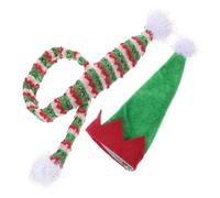 Alipis 1 Ensemble Décoratif de Bouteille de Vin pour Noël Mini Chapeaux Écharpes de Noël Colorés pour Créer Une Ambiance Festive à Accessoires Décoratifs pour Bouteilles de Vin Projets
