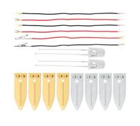 Alipis 1 Ensemble Kit Expérimental de Batterie de Fruits Éducatif Scientifique pour Garçon Fille Expériences DIY avec Électrodes Zinc et Cuivre Apprentissage Stem à École