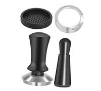Alipis 1 ensemble Set de Presseur à Café Acier Inoxydable Station de Tamping Dérapante pour Machines à Espresso Accessoire Compatible Plupart des Machines à Café