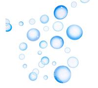 Alipis 1 Jeu Bannières Bulles Colorées Pour Décoration De Sirène Décorations Suspendues Thème Sous Marin Arrière Plan Pour Anniversaire À Thème 2 Pièces