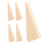 Alipis 1 Jeu Cales en Bois pour Le Nivellement Mobilier Meublo Rangement Cale De Butée De Porte Attaches De Câble Chaises Cales De Nivellement Pieds De Nivellement De Meubles 5 Pièces
